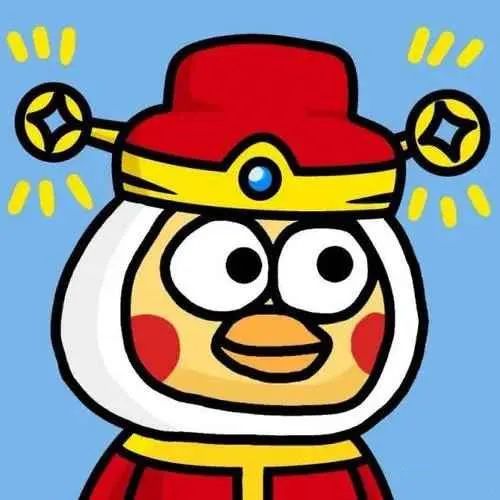 红色官帽，网络鸡哥换装梗图